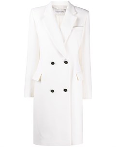 Двубортное пальто средней длины Valentino