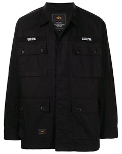 Куртка рубашка с карманами карго Alpha industries