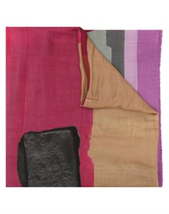 Шелковый платок с графичным принтом Mulberry