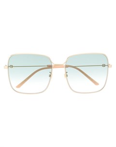 Солнцезащитные очки в крупной квадратной оправе Gucci eyewear
