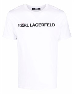 Футболка Ikonik с вышитым логотипом Karl lagerfeld