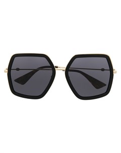 Солнцезащитные очки в массивной шестиугольной оправе Gucci eyewear