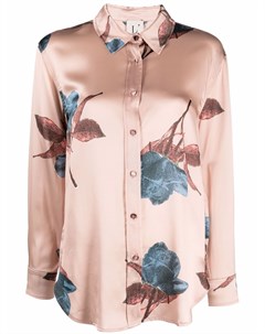 Шелковая рубашка с цветочным принтом L'autre chose
