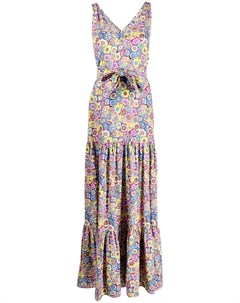 Платье макси с цветочным принтом и складками M missoni