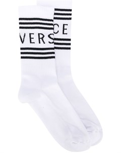 Носки вязки интарсия с логотипом Versace