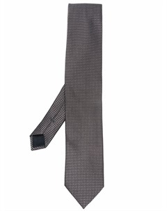 Шелковый галстук с геометричным принтом Ermenegildo zegna