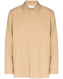 Рубашка с длинными рукавами и нагрудным карманом Jil sander