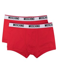 Комплект боксеров с логотипом Moschino