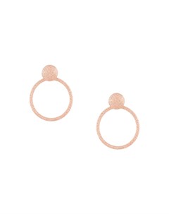 Серьги кольца из розового золота Carolina bucci