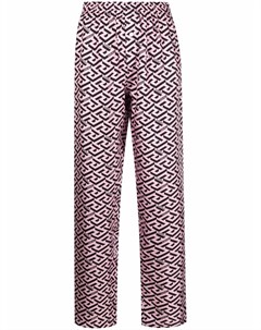 Пижамные брюки с принтом La Greca Signature Versace