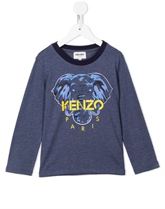 Толстовка с круглым вырезом и логотипом Kenzo kids