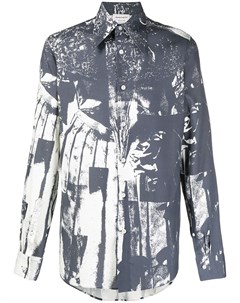 Рубашка с абстрактным принтом Alexander mcqueen