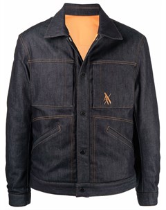 Двусторонняя куртка с вышитым логотипом Armani exchange