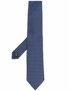Шелковый галстук с цветочной вышивкой Ermenegildo zegna