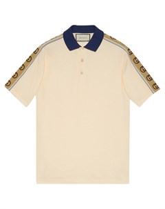 Рубашка поло с логотипом Interlocking G Gucci
