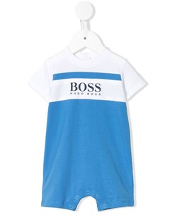 Комбинезон в стиле колор блок с логотипом Boss kidswear