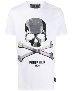 Декорированная футболка с короткими рукавами Philipp plein