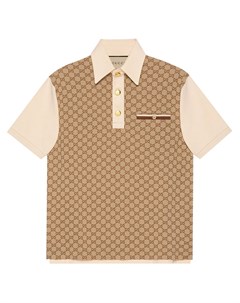 Рубашка поло с логотипом GG Gucci
