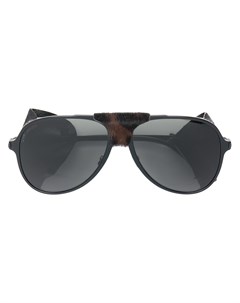 Солнцезащитные очки авиаторы с аппликацией Saint laurent eyewear