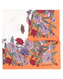 Платок с цветочным принтом Valentino
