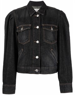 Укороченная джинсовая куртка с эффектом потертости Isabel marant étoile