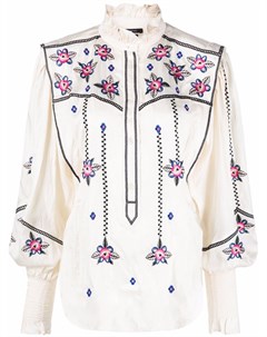 Блузка с цветочной вышивкой Isabel marant