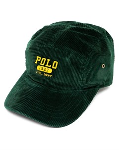 Вельветовая кепка с логотипом Polo ralph lauren