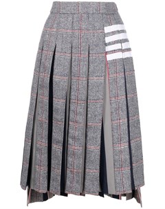 Плиссированная юбка с асимметричным подолом Thom browne
