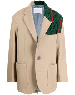 Деконструированный шерстяной пиджак Kolor