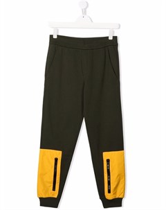 Двухцветные спортивные брюки Moncler enfant