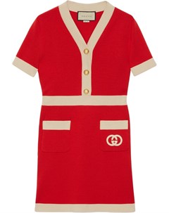 Платье с логотипом Interlocking G Gucci