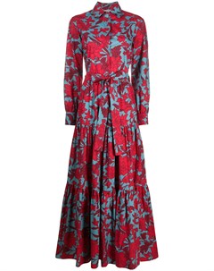 Платье рубашка Bellini с завязками и цветочным принтом La doublej