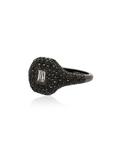 Кольцо с черными бриллиантами Shay