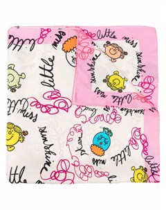 Шелковый платок Little Miss с графичным принтом Sandro