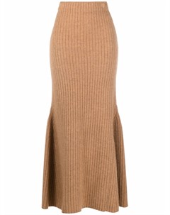 Трикотажная юбка макси с завышенной талией Nanushka