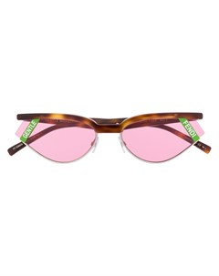 Солнцезащитные очки черепаховой расцветки Fendi eyewear