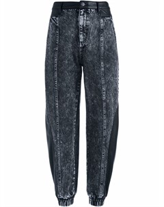 Укороченные джинсы Jenny из искусственной кожи Alice + olivia