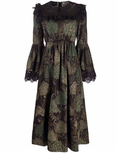 Платье с длинными рукавами и аппликацией Giambattista valli