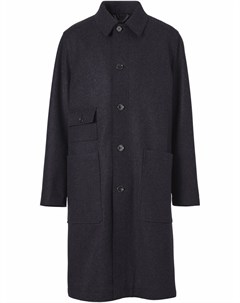 Однобортное пальто с карманами Burberry