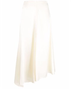 Атласная юбка асимметричного кроя Fendi