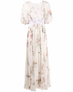 Шелковое платье с цветочным принтом Giambattista valli