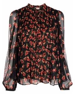 Полупрозрачная блузка с цветочным принтом Twinset