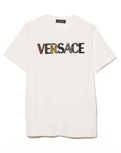 Футболка с логотипом Versace kids