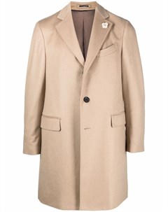 Однобортное кашемировое пальто Lardini