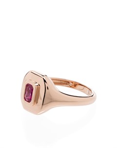 Кольцо из розового золота с рубином Shay