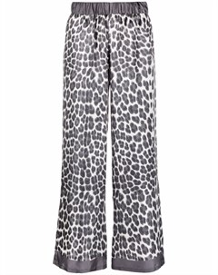 Шелковые брюки с леопардовым принтом P.a.r.o.s.h.