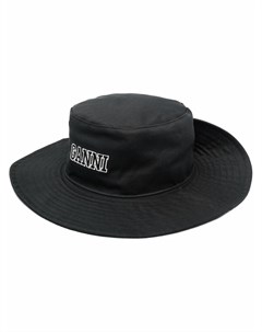Шляпа с логотипом Ganni
