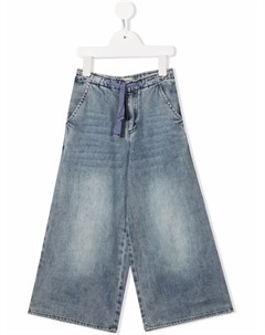 Расклешенные джинсы широкого кроя Longlivethequeen