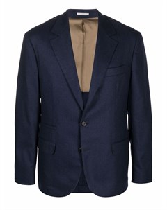 Однобортный пиджак с заостренными лацканами Brunello cucinelli