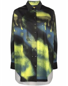 Рубашка с эффектом разбрызганной краски Marques'almeida
